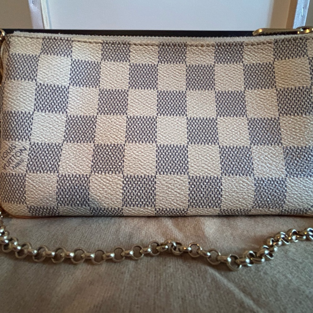Authentic LV Milla MM Damier Azur – EUC Full Set (Box + Dustbag) - Picture 4 of 10